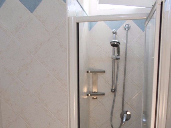 Modern shower in double rooms